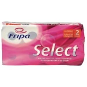 Fripa Toilettenpapier Select, 2-lagig, hochweiß, Sie erhalten 1 Packung, Packungsinhalt: 8 Rollen im Sale